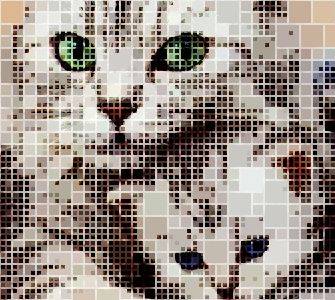 Artistic Mosaic Photo Effect 1