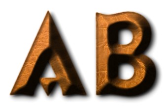leather letters generator online